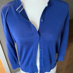 Banana Republic Blue Light-weight Cardigan 8 EUC